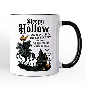 Headless Horseman Sleepy Hollow Halloween Mug, Dead and Breakfast Retro Gift