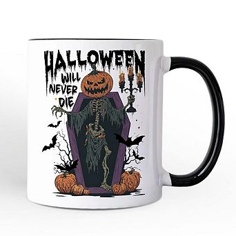 Halloween Will Never Mug, Funny Spooky Season Gift