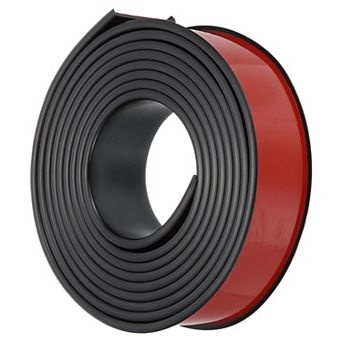 TPE U-Shape Edge Banding, 1-9/16 Inch x 16.4ft Self Adhesive Flexible Furniture Edge Protector Black