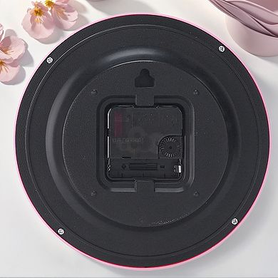 Wall Clock, Silent Non Ticking Battery Operated Modern Clocks for Home, Office, School, 8x8x1.6 Inch