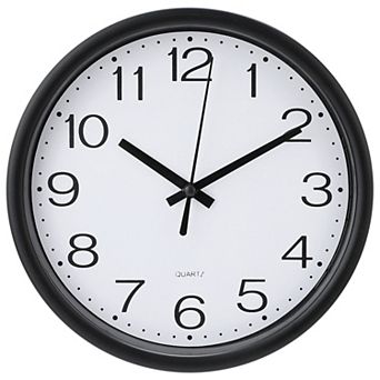 Wall Clock, Silent Non Ticking Battery Operated Modern Clocks for Home, Office, School, 8x8x1.6 Inch