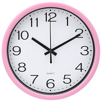 Wall Clock, Silent Non Ticking Battery Operated Modern Clocks for Home, Office, School, 8x8x1.6 Inch