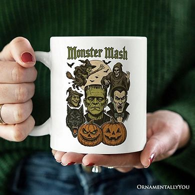 Monster Mash Classic Mug, Halloween Spooky Monsters Gift
