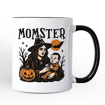 Momster Mug for Spooky Season, Witchy Halloween Gift
