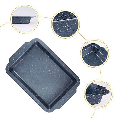 3 Pcs Baking Sheet Pan, Cookie Sheets for Oven Cooking, Warp Resistant Nonstick Durable Cake Pan