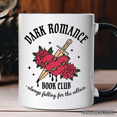 Dark Romance Book Club Mug, Vintage Gothic Romantasy Bookish Gift