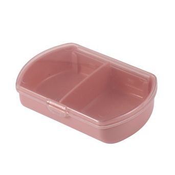 Durable 2 Compartment Pill Case for Travel 1 pc