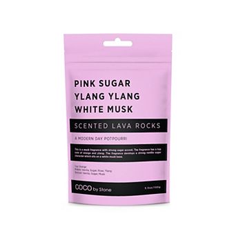 Scented Lava Rocks - Pink Sugar, Ylang Ylang, White Musk