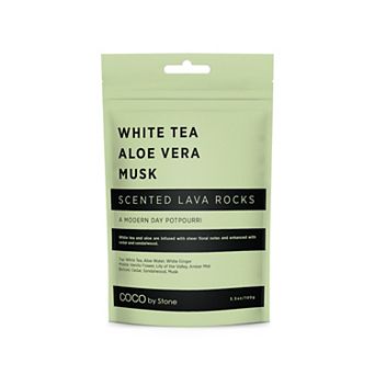 Scented Lava Rocks - White Tea, Aloe Vera, Musk