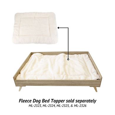 Midlee Raised Wooden Dog Bed Frame