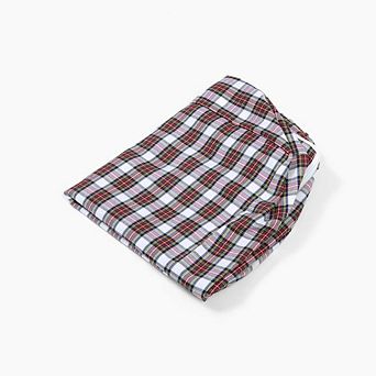 Midlee Christmas Plaid Dog Bed Cover