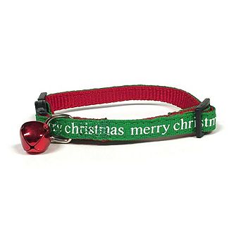 Midlee Merry Christmas Cat Collar With Safety Buckle