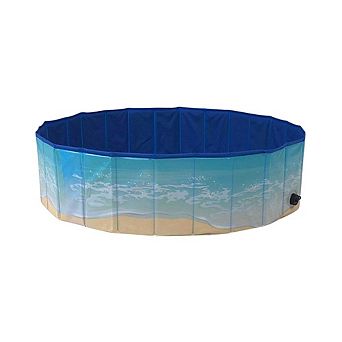 Midlee Dog Pool - Foldable & Portable Outdoor Bathing Tub