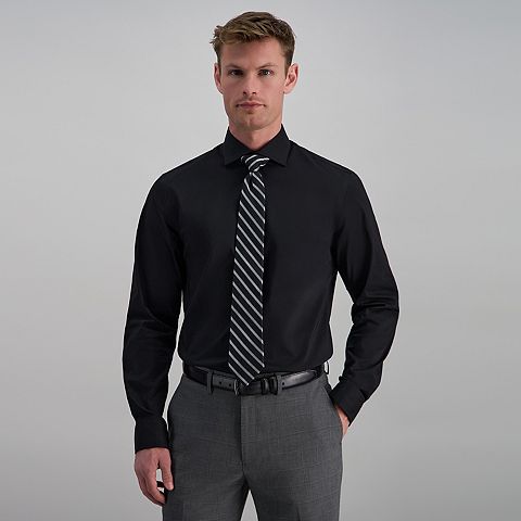 Мужская рубашка Haggar Wrinkle Free Slim Fit
