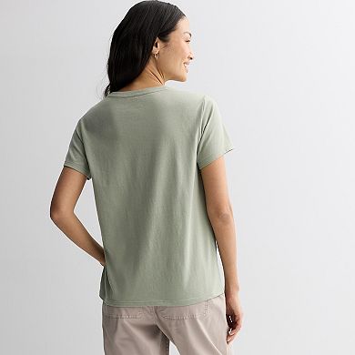 Juniors' Sun Positivity Short Sleeve T-Shirt