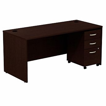 Bush Business Furniture The Bush Business Furniture Series C Collection 72W Desk with 3Dwr Pedestal