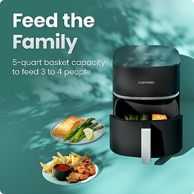 Chefman TurboX 5-Quart Digital Air Fryer