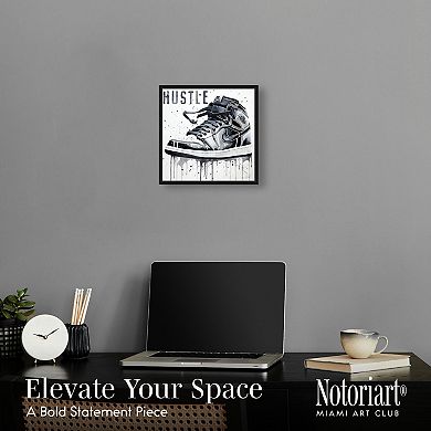 Notoriart Watercolor Drip Sneaker Canvas Print Wall Art