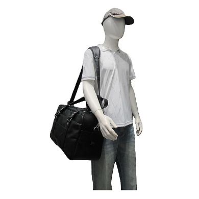 AmeriLeather 18-Inch Softside Wheeled Duffel Bag