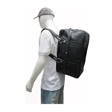 AmeriLeather 18-Inch Softside Wheeled Duffel Bag