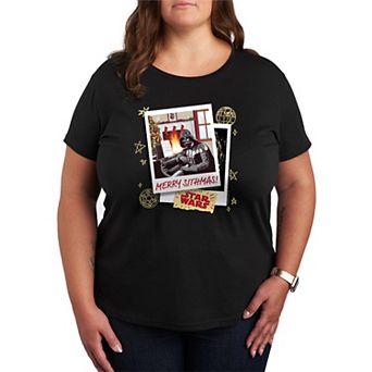 Juniors' Plus Size Star Wars Merry Sithmas Christmas Graphic Tee