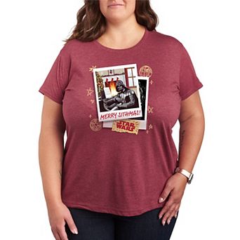 Juniors' Plus Size Star Wars Merry Sithmas Christmas Graphic Tee