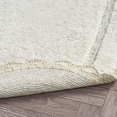 Laura Ashley Crochet Border Bath Mat