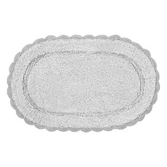 Laura Ashley Crochet Border Bath Mat