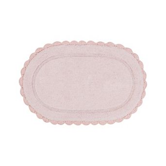 Laura Ashley Crochet Border Bath Mat