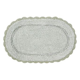 Laura Ashley Crochet Border Bath Mat