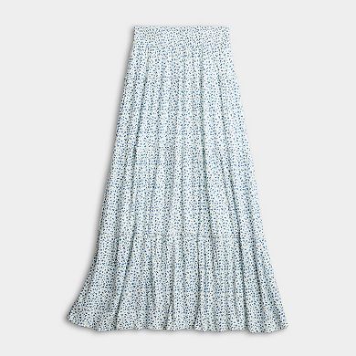 Juniors' SO® Multi Tiered Lace Maxi Skirt