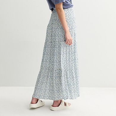 Juniors' SO® Multi Tiered Lace Maxi Skirt