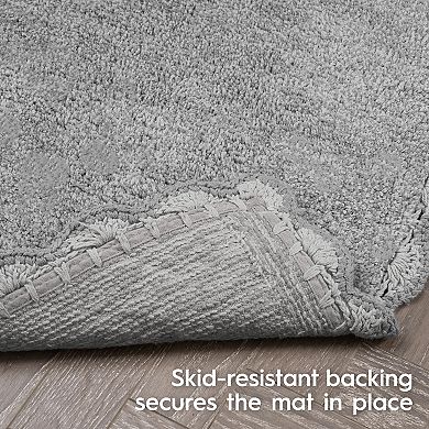 Laura Ashley Crochet Border Bath Mat