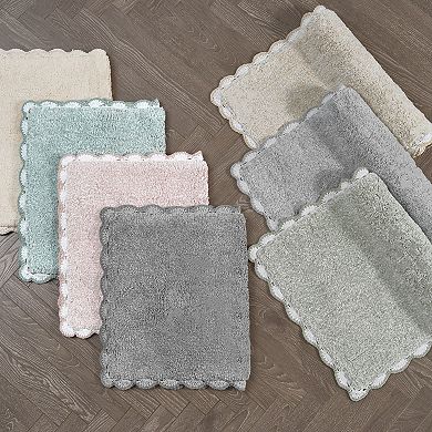 Laura Ashley Crochet Border Bath Mat