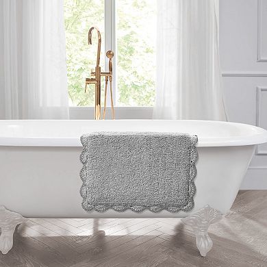 Laura Ashley Crochet Border Bath Mat