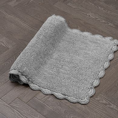 Laura Ashley Crochet Border Bath Mat