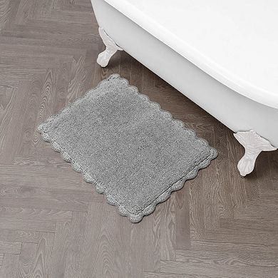 Laura Ashley Crochet Border Bath Mat
