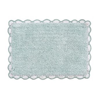 Laura Ashley Crochet Border Bath Mat