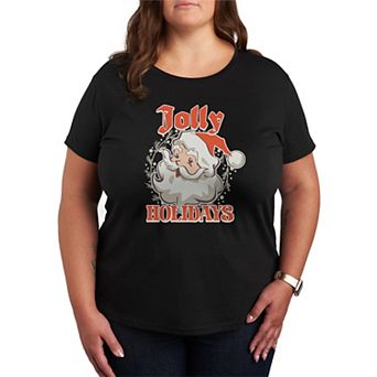 Juniors' Plus Size Jolly Holidays Graphic Tee