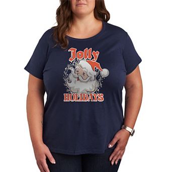 Juniors' Plus Size Jolly Holidays Graphic Tee