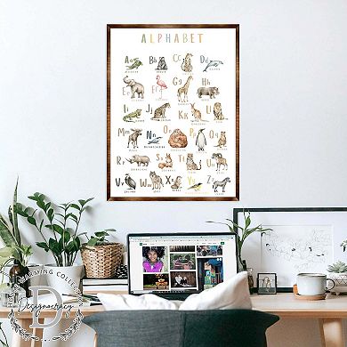 Animal Alphabet Art - Wooden Educational Art - Wall Decor - Homeschool Decor - Classroom Décor