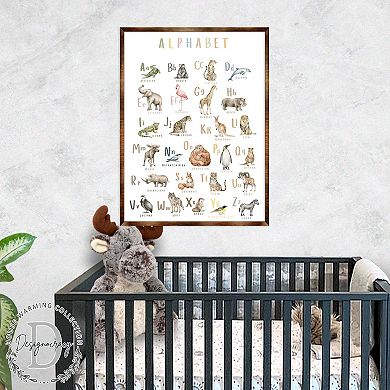 Animal Alphabet Art - Wooden Educational Art - Wall Decor - Homeschool Decor - Classroom Décor