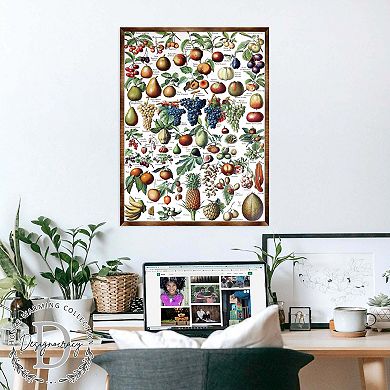 Fruit Montessori Wooden Poster - Homeschool I Educational Poster - Classroom Décor