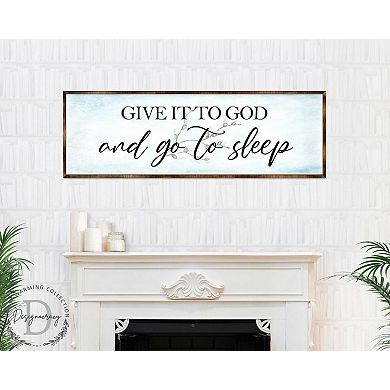 Give It to God - Wooden Religious Decor - Christian Art - Contemporary Sign - Living Room Décor