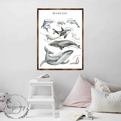 Ocean Animals Wooden Kids Room Decor - First day of school gift