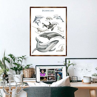 Ocean Animals Wooden Kids Room Decor - First day of school gift