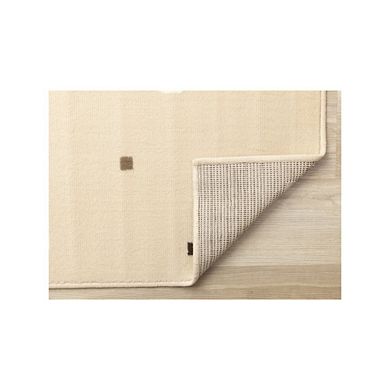 Functional Kids Beige Brown Swaggy Dog Area Rug