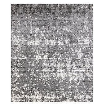 Washable Grey White Distressed Runner