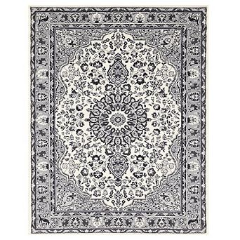 Functional Style Grey Traditional Area Rug, 4'7" x 6'7"