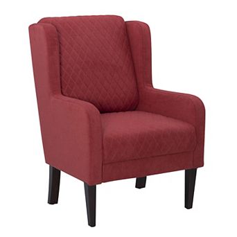 Linon Jerika Wingback Accent Chair